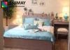 Customize E1 Grade MDF Modern Bed Sets Wooden Living Room Furniture