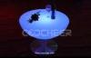 PE Plastic RGB color Led Lighting Coffee Table for restaurant , wedding