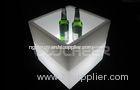 Square Rechargeable Iithium Battery LED Ice Bucket Lighting Plastic beer Containers