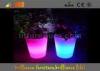 Garden decorative RGB LED Flower Pots with Lithium polymer battery 48*48*42mm