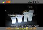 Beautiful Plastic RGB Led Lighted Flower Pots With Lithium Battery CE / UL / ROHS