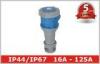 Waterproof Extension Coupler Industrial Power Socket 220V - 250V