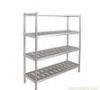 4 Tire Restaurant Storage Stainless Steel Kitchen Shelving With CE