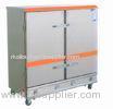 Restaurant / Hotel Rice Gas / Electrical Commercial Food Steamer Cart With 20 Tray