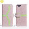 Iphone 6 Female Cell Phone Protective Cases , PU Leather Wallet Style