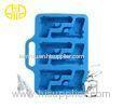 Food Grade Silicone Gun shaped Ice Cube Tray blue , miniature ice cube trays