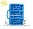 Food Grade Silicone Gun shaped Ice Cube Tray blue , miniature ice cube trays