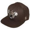 Flat Brimmed Fitted Baseball Hats