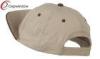 Beige Mustache 6 Panel Cotton Baseball Caps for Adult and Unisex