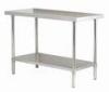 Assembly 2 Tier Stainless Steel Kitchen Work Table 700x600x850mm