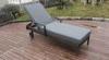 Adjustable Rattan Sun Lounger , Patio / Garden / Beach Lounger