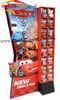 Red Toy Floor Cardboard Display Stands with litho printing , Car Model Display Shelf