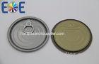 Beer Aluminum Pop Top Can Lid For Composite Can , 300# Easy Open End