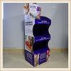 Recyclable POP Cardboard Floor Display Stand , supermarket / store display rack