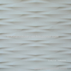 3d interior feature stone wall paneling surface