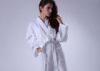 Cotton Waffle Luxury Hotel Bathrobes , Luxury Spa Bathrobes Plain Dyed and Breathable