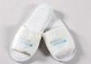 Cotton Velour Closed Toe Terry Disposable Hotel Slippers / Hotel Bathroom Amenities