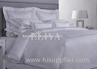 Customizd Bedding Linen Silky Luxury Hotel Bedding Sets , Cotton Hotel Textile Products