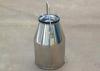 Cows Mobile Milking Machine Bucket , Stainless Steel Made Never Rust