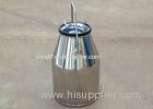 Cows Mobile Milking Machine Bucket , Stainless Steel Made Never Rust