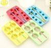 Customer SGS Silicone Ice Cube Tray , Ice Cream Shape Ice Tray