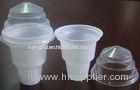 100ml 3oz White Disposable Ice Cream Cups Torch Disposable 6.7cm