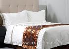 Professional Design 3cm Stripe Hotel Bed Sheets , Comfortable Bed Sheet Set for Household