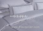 Polycotton or 100% Cotton Soft Luxury Hotel Bedding Sets White 3 Lines Style