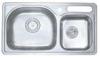 Double Bowel Commercial Stainless Steel Kitchen Sinks With Knife Hole