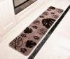 Rectangular household bedroom microfiber bath mat , non skid floor mats