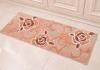 Fashion Anti-slip Rectangular Hand Tufted Rugs , Hotel luxury bath mats