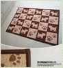 Slip-resistance soft Decorative Door Mats , Office fashion interior door mats