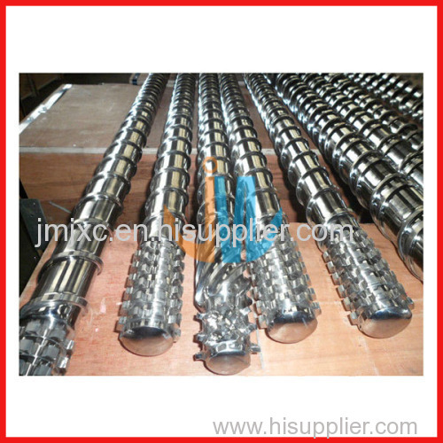 screw and barrel for plastic extruder machine