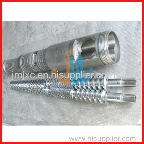 conical twin screw barrel