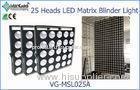 5*5 pcs RGB 3in1 LED Matrix Blinder Light Which Can Show Dimmer And Video Conversion