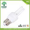 E27 Lamp Holder U Shaped Fluorescent Light Bulbs , Low Energy Light Bulbs