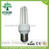 High Brightness U Shaped Fluorescent Light Bulbs 3U 22 Watt Triband Phosphor