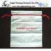 Resealable HDPE drawstring plastic bags Shopping Garment Polybag 500mm Length