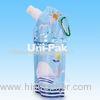 Custom made Colourful Printing Stand Up Portable Plastic Water Bag With Spout For liquid