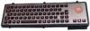 Custom usb keyboard / Backlit industrial keyboard with illuminated red trackball