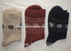 Warm Angora Mens Wool Socks Breathable For Hiking / Skiing / Camping