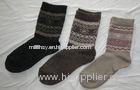 Thick Warm Argyle Cotton Mens Wool Socks With 22CM - 29CM Size