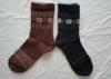 Warm Angora Single Leisure Mens Wool Socks Breathable For Hiking / Skiing / Camping