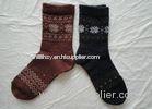 Warm Angora Single Leisure Mens Wool Socks Breathable For Hiking / Skiing / Camping