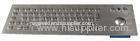 69 Keys Compact Format IP65 panel mount keyboard with 38mm trackball ss keyboard