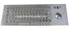 69 Keys Panel Mount Keyboard , stainless steel keyboard with trackball MTB, OTB , LTB