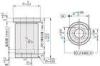 Double Stepped Die Buttons SKD11 HSS Guide / Headed Type Punch Leader Bushing