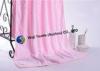 Super Soft Flower Embossed Bath Towels , Micro Fibre Towels