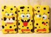 2015 China cheap wholesale Spongebob squarepants shape silicone mobile phone case cover for iphone