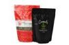 Red / Black Metallized Stand Up Pouches With Zipper , Vacuum Food Packaging